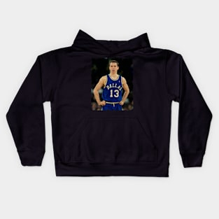 Steve Nash - Playing For The Dallas Mavericks Kids Hoodie